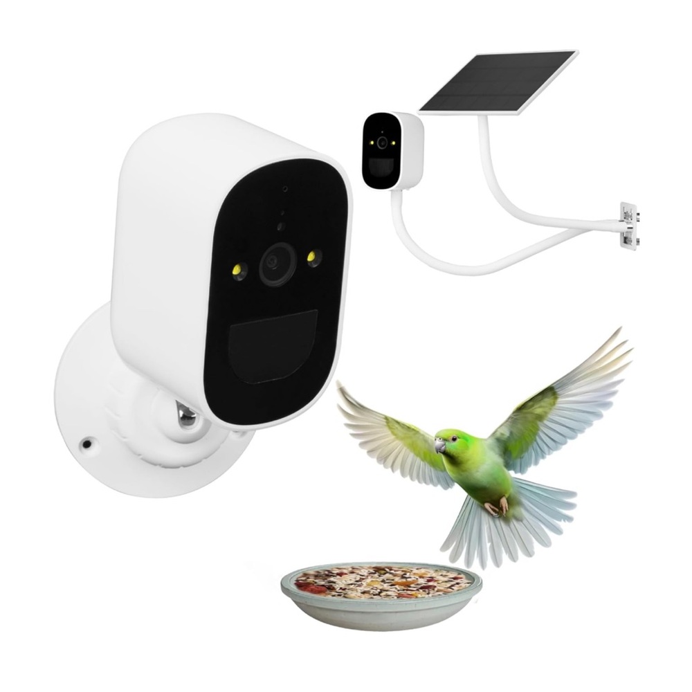 NEW! Bird Feeder/Watching Camera Solar Powered Smart HD Night Vision Technology
